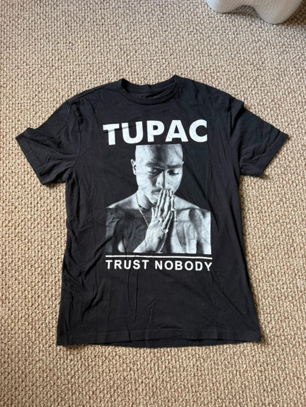 Tupac trust nobody black t-shirt